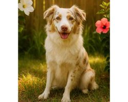 Australian shepherd dog for adoption