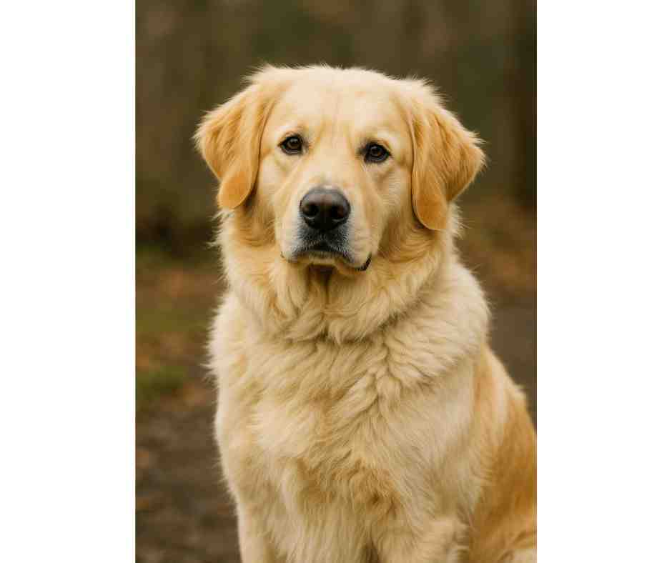 Golden Pyrenees Dog