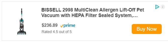 Bissell hepa filter pet vacuum cleaner